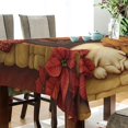 BZSMCE Square Tablecloth Puppies Sleeping by Fireplace Pattern