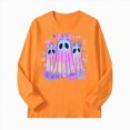 thumbnail image 5 of Child Boys Halloween Shirt for 4t 5t Boys Halloween Ghost T-Shirt Glow In The Dark Long Sleeve T Shirt Toddler to Youth Boys Clothes Size 4-5 Years, 5 of 5