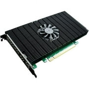 HighPoint SSD7105, PCIe 3.0 x16 Fully Bootable 4-Port M.2 NVMe RAID Controller