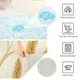 thumbnail image 4 of Yayeee Bath Rugs for Bathroom Floor Non Slip Non Skid Rectangle Soft Absorbent Wheat ears Pattern Machine Washable Mat, 4 of 5