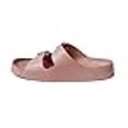 thumbnail image 3 of H2K Sandales Légères Confortables pour Femmes, EVA, Double Boucle Réglable, Plates, 9, Rose Poussiéreux, 3 of 4