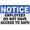 Warning Sign 2, variant on Notice Employees Only Visitors Please Use Front Entrance Sign 8"x12" Aluminum Tin Warning, For Home Outdoor Garden, Employee Visitor Entrance Marker