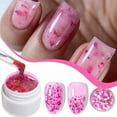 thumbnail image 4 of Kokovifyves Nail Care Products Nail Art Dry Flower Glue Transparent Flower Fairies Sparkling Glitter Nail Polish Glue Nail Polish 8ml, 4 of 8