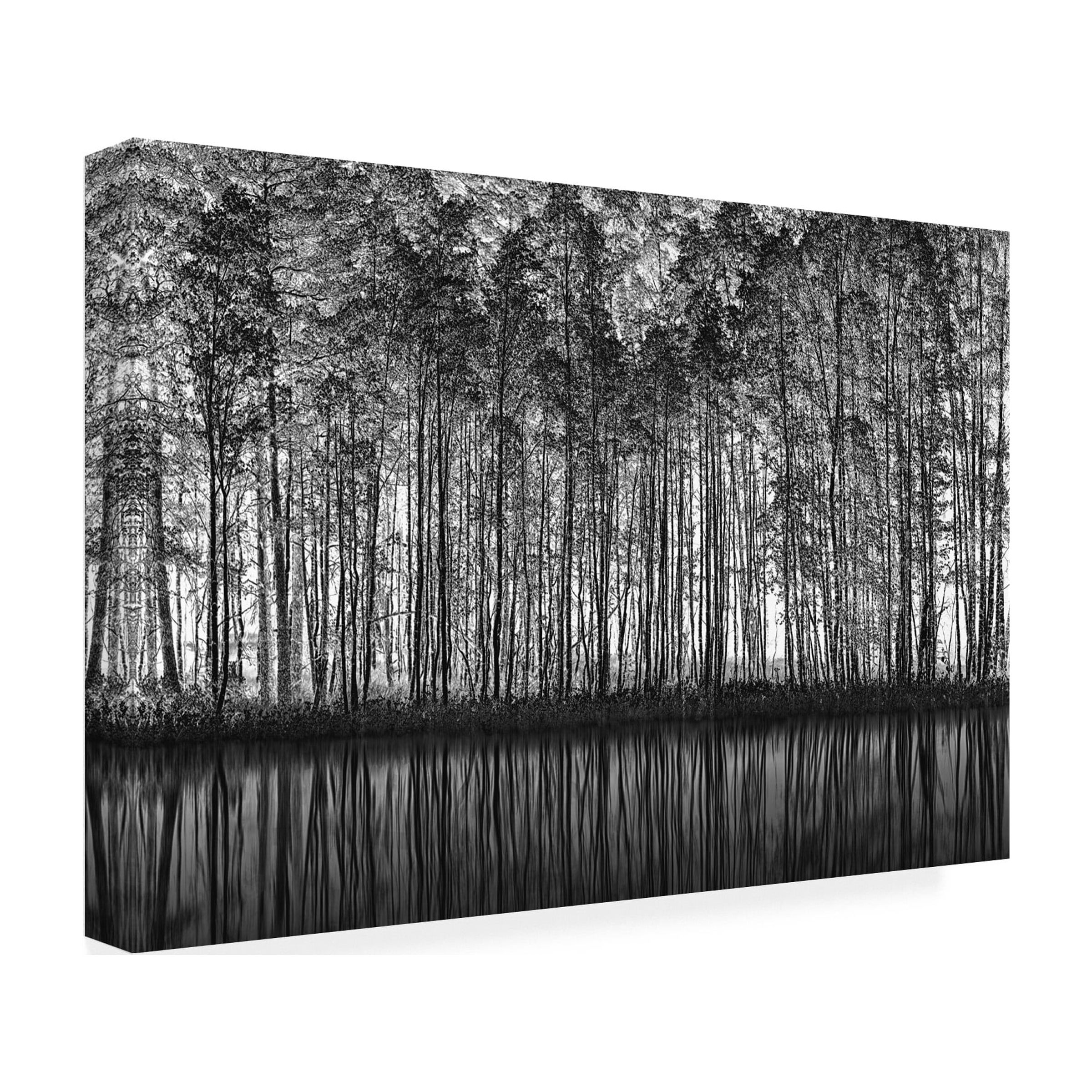 Roswitha Schleicher Schwarz 'Pointillism Nature' Canvas Art