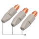 thumbnail image 2 of 9Pcs 24KD Coating Protection Nozzle 0.8mm MIG Torch Gas Nozzle Tip Holder of 24KD MIGMAG Welding Tor, 2 of 5