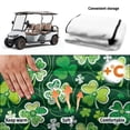thumbnail image 5 of Bulopur St. Patrick's Day Waterproof Golf Cart Seat Covers Washable Golf Cart Seat Towel Blanket with 4 Front Pockets& Nonskid Bottom Fits for EZGO, Yamaha, Club Car, 5 of 8