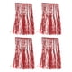 thumbnail image 5 of 4 piezas Cortinas de fondo de oropel Holográficas de papel de aluminio 1x2m Cortina de flecos de papel de aluminio reutilizable decorativa para fotografía Boda Rojo, 5 of 9