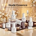 thumbnail image 6 of modelones Jelly Gel Nail Polish Set,Cat Eye Gel Polish Nude Brown White Jelly Neutral Skin Tone Hema Free 6 Colors Wedding Gel Polish Set Sheer Transparent Effect DIY French Nail Art Gifts for Women, 6 of 9