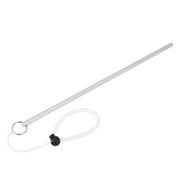 Qulable Scuba Diving Point Rod, Colorful Aluminium Alloy Diving Noice Maker with Lanyard, Silver