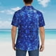thumbnail image 4 of Balery Blurred Star Snow Christmas Camisas hawaianas de manga corta para hombre, camisas playeras de corte holgado, camisas de vacaciones con botones,Large, 4 of 7