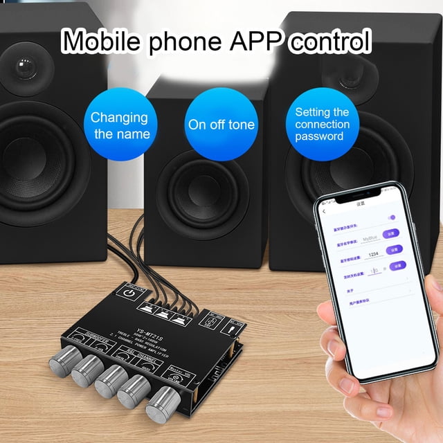 Mini Amplifier Board,Digital Audio Power Amplifier Stereo Audio Amp Board Module Bluetooth Amplifier Board Optimized for Excellence