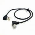 thumbnail image 3 of Xiwai Left Angled USB 2.0 A Male to B Male Angled 90 Degree Printer Cable 50cm 100cm, 3 of 7
