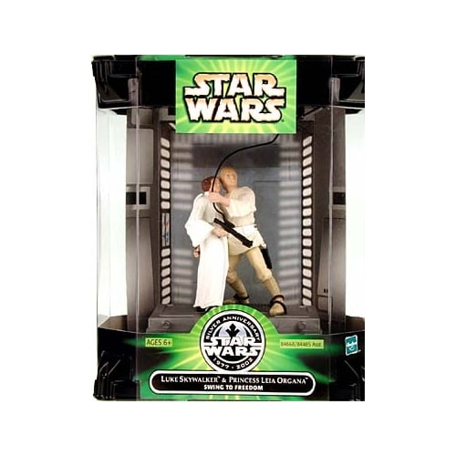 Star Wars: Power of the Jedi 25th Anniversary Luke Skywalker and Princess Leia Action Figure 2-Pack