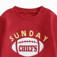 thumbnail image 5 of Toddler Baby Boys Outfit Sets 2 Pcs Casual Long Sleeve Kids Fall Winter Clothes Cotton Cute T Shirts and Pants 3 6 12 18 24 Months 1T 2T 3T 4T 5T 6T Toddler Boys Winter Clothes,5-6 Years,Red, 5 of 7