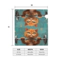 thumbnail image 4 of Naloa Strong Kitten Lifting Weights Mailbox Covers Magnetic Post Box Cover Post Letter Box Cover Garden Decor-21x18 in, 4 of 8
