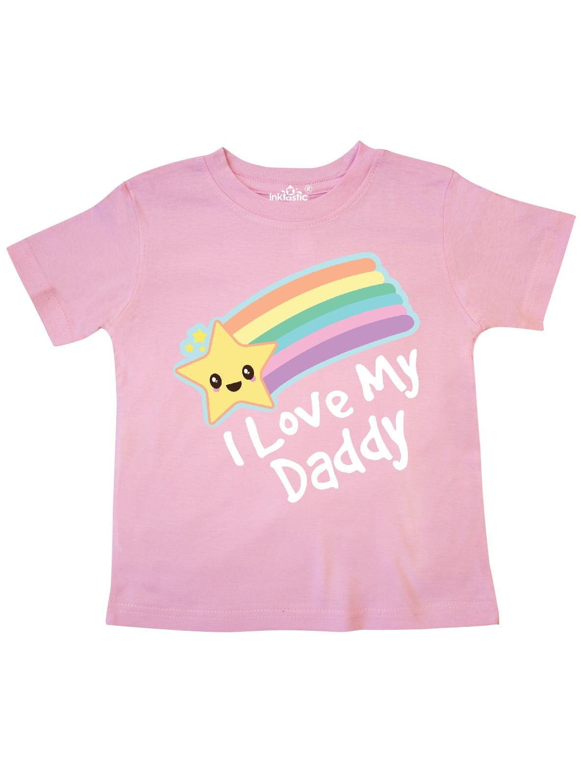 inktastic I Love Daddy Cute Toddler T-Shirt