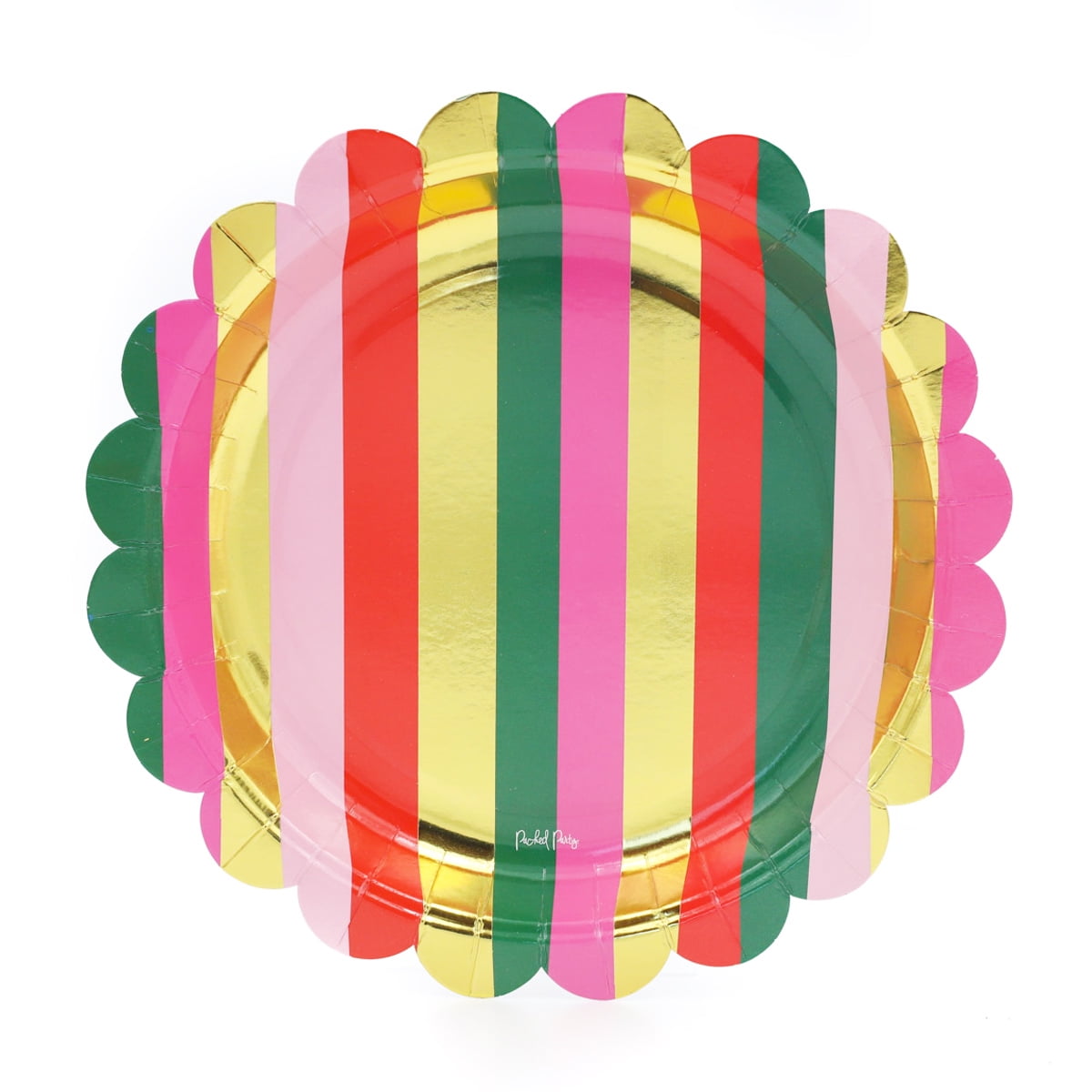 Packed Party 'Spread Joy' Christmas Dinner Plates Set, 9" Disposable