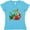 Aqua, variant on Inktastic Cute Dinosaurs Women's V-Neck T-Shirt
