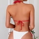 thumbnail image 5 of Traje de baño para mujer Traje de baño de bikini a rayas para mujer Traje de baño de playa de cintura alta Trajes de baño para mujer, 5 of 9