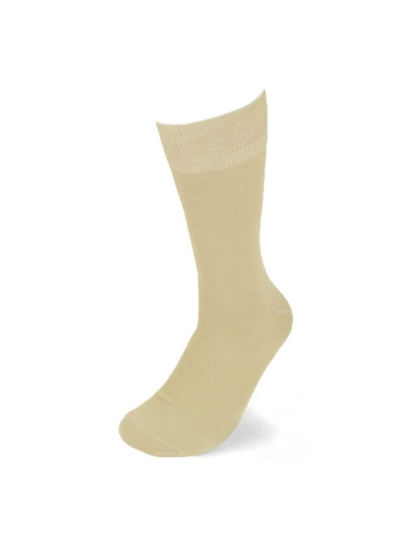 Tan Crew Socks