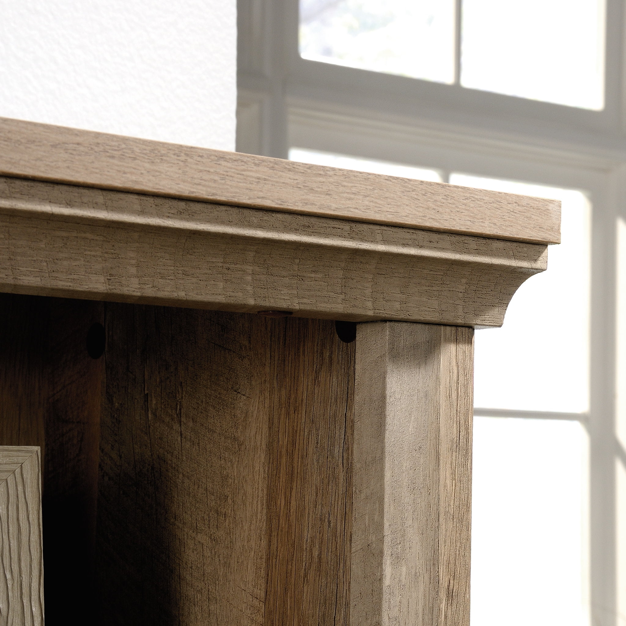 Sauder Select 3-Shelf Bookcase, Lintel Oak Finish
