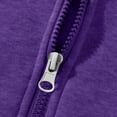 thumbnail image 7 of Resicozy Men's Quarter Zip Hoodies Zip Up Solid Color Hoodie Long Sleeve Drop Shoulder Sweatshirt Casual Pullover Purple XL, 7 of 7