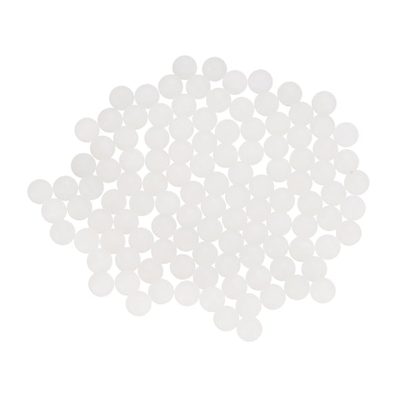 200 Pack PP Plastic Bearing Balls 2.5mm Solid Plastic Balls G1 Precision, White