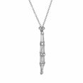 thumbnail image 1 of Nvzi Colgante de collar, colgante de joyería hecho a mano, bolsa de malla de piedra original de cristal, colgante de bolsa de malla ajustable con junta de bambú de metal, collar de plata, mediano, 1 of 4