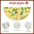 thumbnail image 5 of Bingfone Christmas Tree Skirt Mat Christmas Decoration Interior 36"-Lemon, 5 of 8