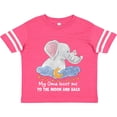 thumbnail image 3 of Inktastic My Oma Loves Me to the Moon and Back Elephant Family Boys or Girls Toddler T-Shirt, 3 of 5