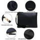 thumbnail image 3 of Bolso de mano de piel de cordero Doris&Jacky grande suave con correa Negro, 3 of 5