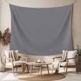thumbnail image 2 of Grey Pure Color Tapestry for Bedroom Wall Hanging Tapestry, Aesthetics Contemporary Luxury Ceiling Backdrop Tapestries Poster Blanket Wall Decor for Teens Room Living Room Dorm 59" x 90", 2 of 8