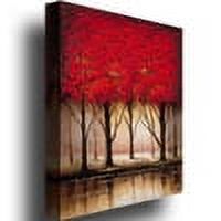 Rio 'Serenade in Red' Canvas Wall Art 35 x 47
