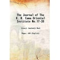thumbnail image 1 of Le Journal du K. R. Cama Oriental Institute No.17-20 1930 [Relié], 1 of 1