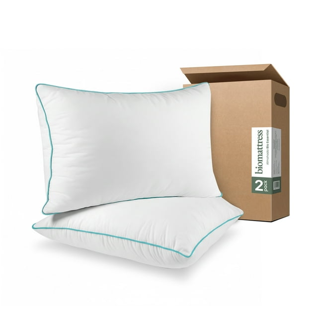 Pack 2 Almohadas Premium Bio Mattress con Relleno de Microfibras de Gel Modelo Bio Essential Tamaño Estándar