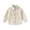 Beige, variant on TIREOW Girls and Boys Corduroy Shirts Jackets Collared Button Front Solid Color Shirts Coat Spring Autumn Casual Shirts Top