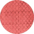 thumbnail image 1 of Ahgly Company Indoor Round Oriental Red Industrial Area Rugs, 6' Round, 1 of 4