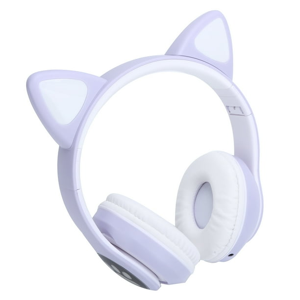 Auriculares 5.0 auriculares inalámbricos liderados lindos para jóvenes