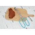 thumbnail image 4 of Scissor Cooking Tongs 11-inch Stainless Steel Scissor Style Tongs, Set Of 2 Blue 11, 4 of 4