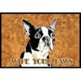 thumbnail image 1 of Carolines Treasures SC9140JMAT Paillasson Intérieur Ou Extérieur 24 x 36 Po Boston Terrier, 1 of 4