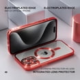thumbnail image 6 of 2-in-1 Entronix Bundle for iPhone 14 Pro Max, Magnetic Clear Case 1 Screen Protector, Red, 6 of 8