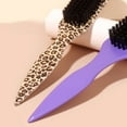 thumbnail image 4 of Men'S Beard Brush - Leopard Print - Slick Back Hair Brush for Smoothing Ponytail Soft Boar Styling Edge Control Brush for Sleek Hair Teasing Hair Brush for Men Women, 1 Men'S Beard Makeup Organizer, 4 of 6