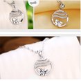 thumbnail image 3 of Emma Manor Gold Plated Forever Love Butterfly Pendant Necklace,Engrave Necklace For Women, 3 of 5