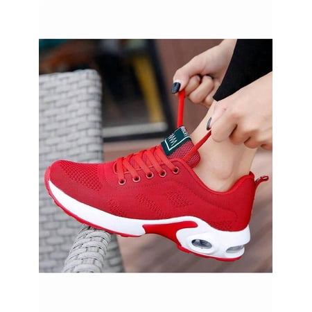 Women s Sports & Outdoor Shoes – Breathable Mesh Material Thick Sole Air-Cushioned Comfort for Running and Casual Wear Fashionable Design 2026