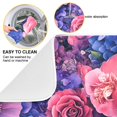 thumbnail image 2 of Yayeee Dish Drying Mat for Kitchen Counter 18"x24" Microfiber Absorbent Pad, Vibrant Art Flowers, 2 of 7