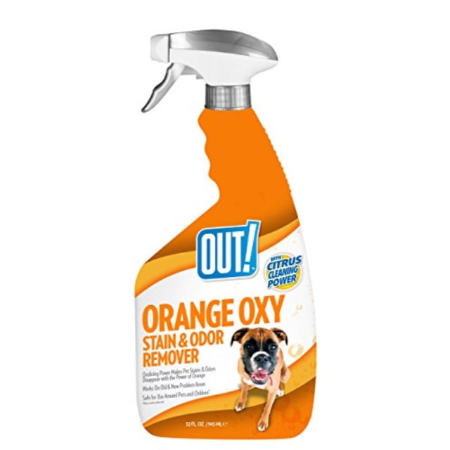 out! orange oxy stain and odor remover pet stain and odor remover