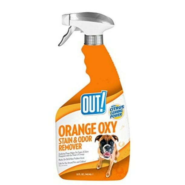 out! orange oxy stain and odor remover pet stain and odor remover