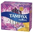 thumbnail image 4 of Tampax Radiant Regular Plastic Tampons, Unscented, 32 Count, 4 of 11