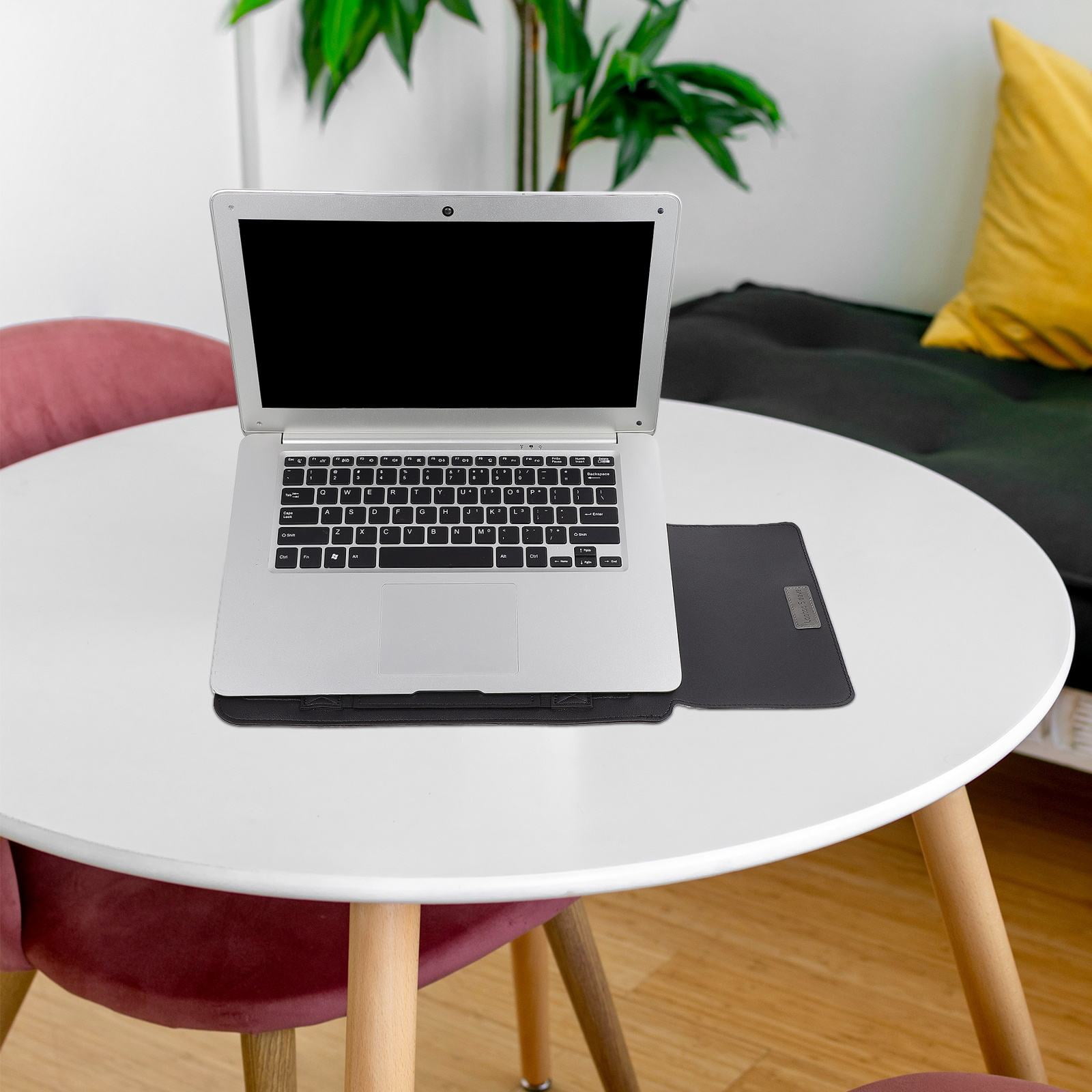 MERRYHAPY Black Laptop Sleeve with Stand, TPU Protective Case, Portable Cover for Travel and Everyday Use