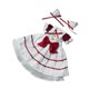 thumbnail image 1 of Disfraz de princesa para muñeca a escala 1/6 para niñas pequeñas, ideal para cosplay de 11,81'' rojo, 1 of 9